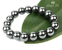 Natural Genuine Gray Hematite Bracelet