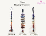 Seven Chakra Stones Sphere Hanging Ornament