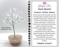 Rose Quartz Gemstone Bonsai Tree - www.blissfulagate.com