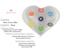 Selenite Engraved Heart - www.blissfulagate.com