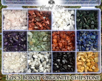 Set of 12 Raw Crystals Stones Reiki Home Decors Set