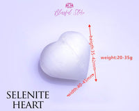 Selenite Heart - www.blissfulagate.com