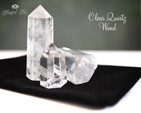 Clear Quartz Obelisk Wand - www.blissfulagate.com