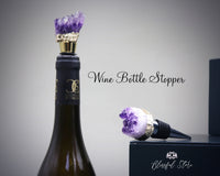 Amethyst Wine Stopper - www.blissfulagate.com