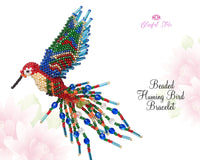 Beaded Humming Bird Ornament - www.blissfulagate.com