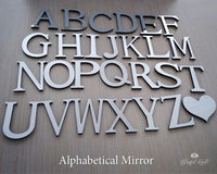 Alphabet Mirrors - www.blissfulagate.com