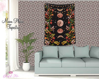 Moon Phase Wall Tapestry