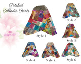 Aladdin Harem Pants Cotton Printed Pants Harem Patch Aladdin Pants Printed Harems Boho Pants Patch Aladdin Pants