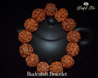 Rudraksha Beaded Bracelet.