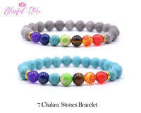 Seven Chakra Beads Gemstone Bracelet