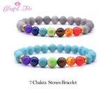 Seven Chakra Beads Gemstone Bracelet