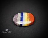 Seven Chakra Reiki Palm Stone