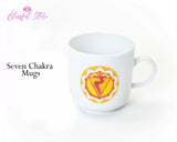 Seven Chakra Design White Mugs, Coasters, Mouse Pads