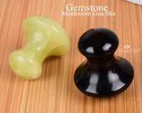 Gemstone Mushroom Gua Sha - www.blissfulagate.com