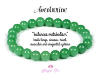 Genuine Natural Green Aventurine Beaded Bracelet