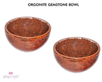 Orgonite Moonstone Gemstone Bowl. - www.blissfulagate.com