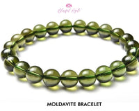 Moldavite Bracelet. - www.blissfulagate.com