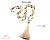 Beaded Stones 108 Mala With Guru Mala