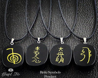 Reiki Symbol Pendants - www.blissfulagate.com