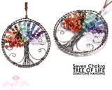 Seven Chakra Tree of Life Wall Hanging