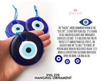 Evil Eye Hanging Ornament - www.blissfulagate.com