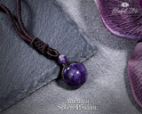 Gemstone Sphere Pendant. - www.blissfulagate.com