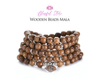 Genuine Wooden 108 Beads Japa Mala With Charm