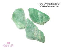 Green Aventurine Raw Natural Stones Set - www.blissfulagate.com