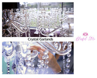 Crystal Chandelier Garlands Strands - www.blissfulagate.com