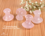 Gemstone Mushroom Gua Sha - www.blissfulagate.com