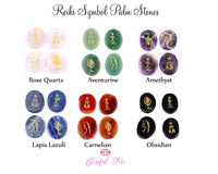 Reiki Symbols Palm Stones