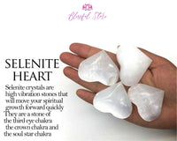 Selenite Heart - www.blissfulagate.com