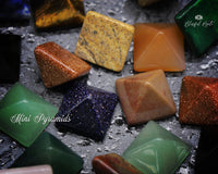 Mini Gemstone Crystal Pyramid