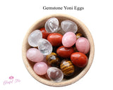 Gemstone Massage Eggs - www.blissfulagate.com