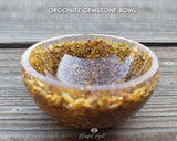 Orgonite Amethyst Gemstone Bowl. - www.blissfulagate.com