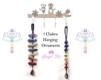 Seven Chakra Stones Sphere Hanging Ornament