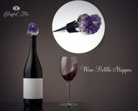 Amethyst Wine Stopper - www.blissfulagate.com