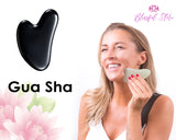 Jade Guasha Natural Massaging Stone Tool