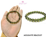 Moldavite Bracelet. - www.blissfulagate.com