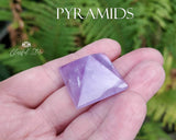 Gemstone Mini Crystal Pyramid - www.blissfulagate.com