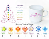 Seven Chakra Design White Mugs, Coasters, Mouse Pads