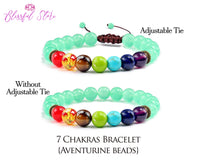 Seven Chakra Aventurine Bracelet