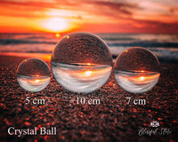 Clear Crystal Gazing Ball - www.blissfulagate.com