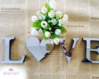 Alphabet Mirrors - www.blissfulagate.com