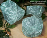 Green Aventurine Raw Natural Stones Set - www.blissfulagate.com