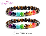 Seven Chakra Beads Gemstone Bracelet