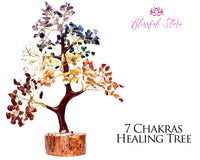 Seven Chakra Gemstone Tree - www.blissfulagate.com