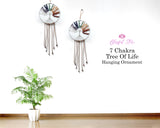 Seven Chakra Stones Tree Of Life Hanging Ornament