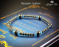 Hematite Anklets - www.blissfulagate.com