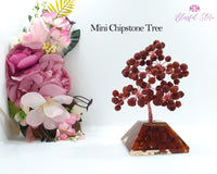 Rudraksh Orgonite Gemstone Pyramid Tree - www.blissfulagate.com